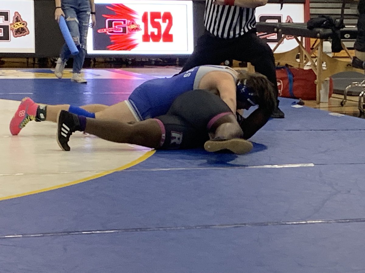 And where did we spend our 50th anniversary night?  At a high school wrestling match watching our grandson, of course. 🦅🤼‍♂️🦅#lovemyfamily