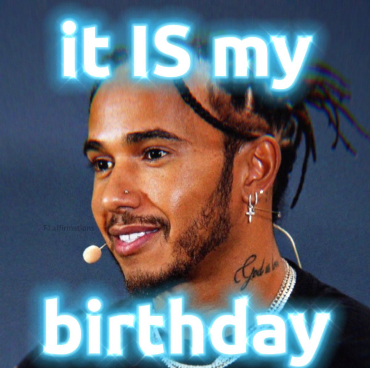 F1affirmations's tweet photo. happy birthday, lewis 🐐 https://t.co/RHjjrWMwrG
