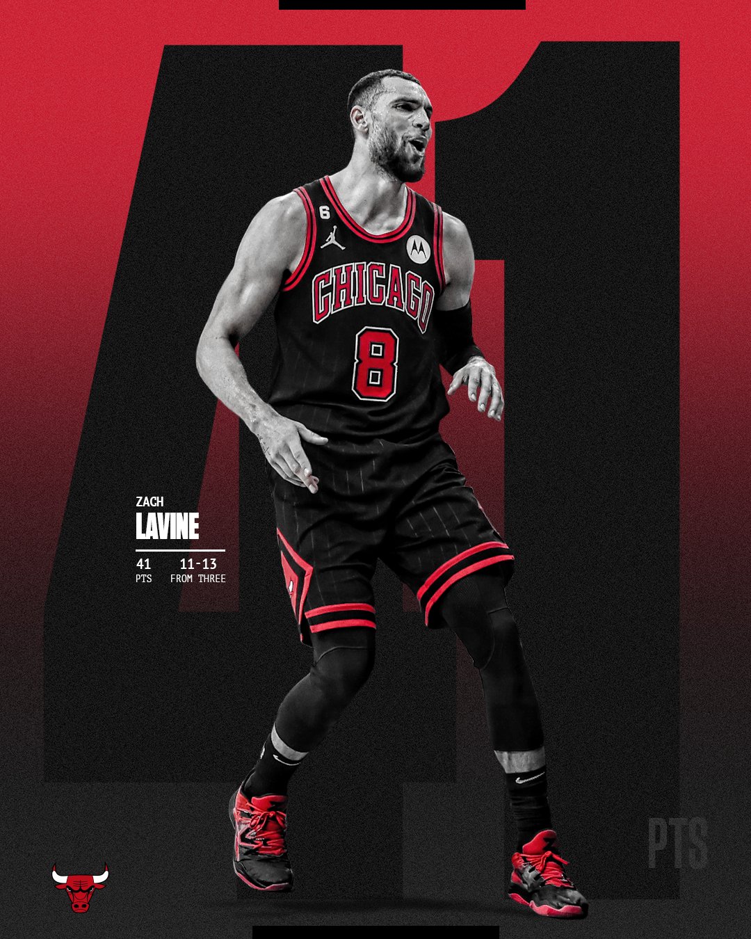 Chicago Bulls on X: Zach LaVine in December: 27 pts, 7 reb, 5 ast