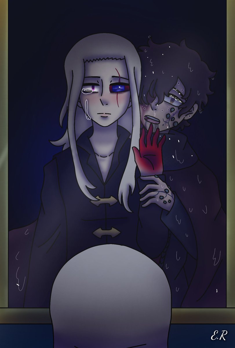 KanarioRey's tweet photo. Day 5 #LucemondWeek2023 📜Favorite AU📜 "Red Hands" IDK, my favorite Au is mine 
#draw #drawing #fanart #lucemond #LucerysVelaryon #AemondTargaryen #AU #originalart #digitalart #DigitalArtist #artistsontwitter #art RECUERDA QUE SI TE GUSTAN MIS DIBUJOS PUEDES APOYAR CON UN LIKE https://t.co/PF1JHmbuga