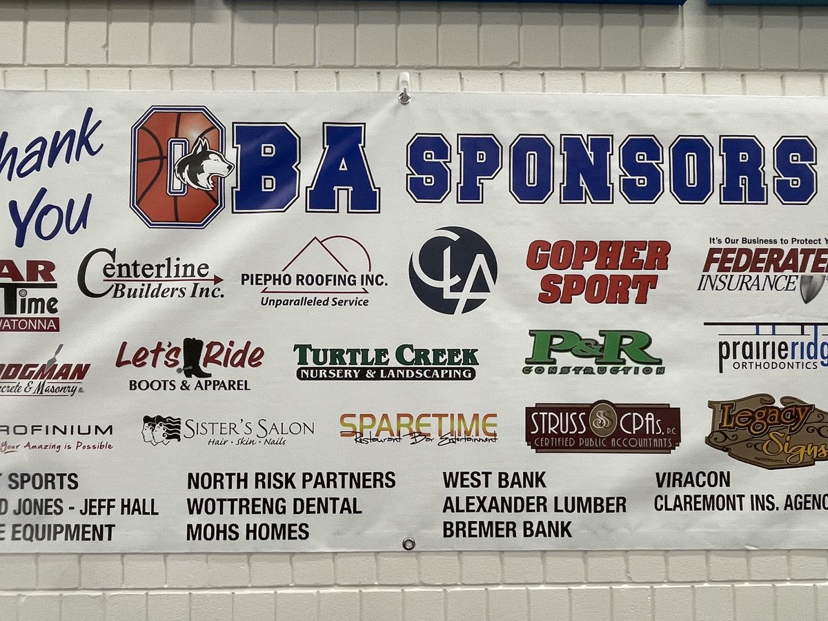 We are ready! The OBA girls home tournament is this weekend. Come cheer on your local players.