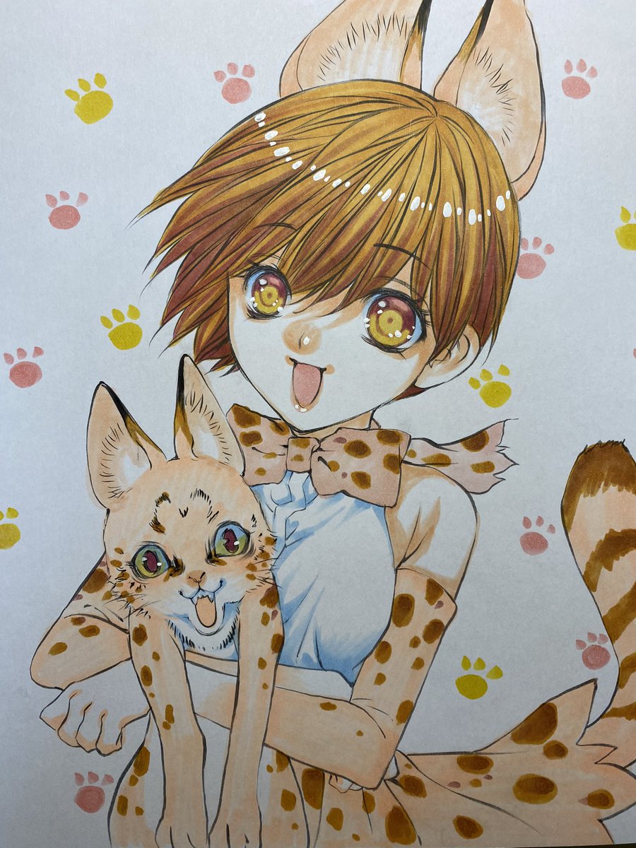 楠桂直筆イラスト「八神野美」&サイン本「鬼切丸伝16」-