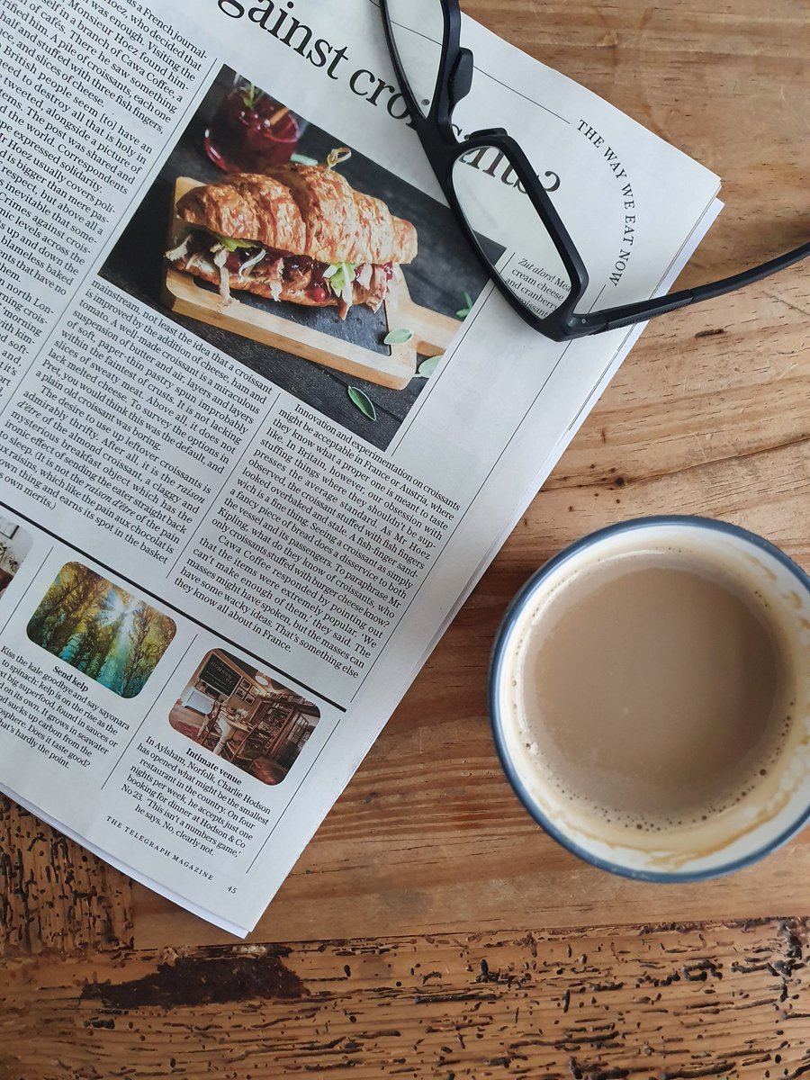 So very thrilled to make it into <a href="/Telegraph/">The Telegraph</a> <a href="/TelegraphFood/">Telegraph Food</a> this morning 
This week's specials...
"Intimate venue" No23 Redlion Street "by appointment only"
#liveworkloveaylsham 
#eatdrinksleeploveaylsham