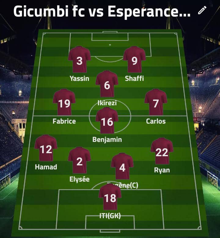 tsindabatsinde's tweet photo. Abakinnyi bashobora kubanza mu kibuga, ku mukino TBFAcademy ikinamo na GICUMBI FC kuri uyu wa 07.01.2023 saa 15:00 I Gicumbi
#football #soccer #nfl #sports #futbol #fifa #sport #premierleague #mes#footballplayer #instagram #instagood #haaland #kylian #kylianmbappe https://t.co/795G1HA0Qz