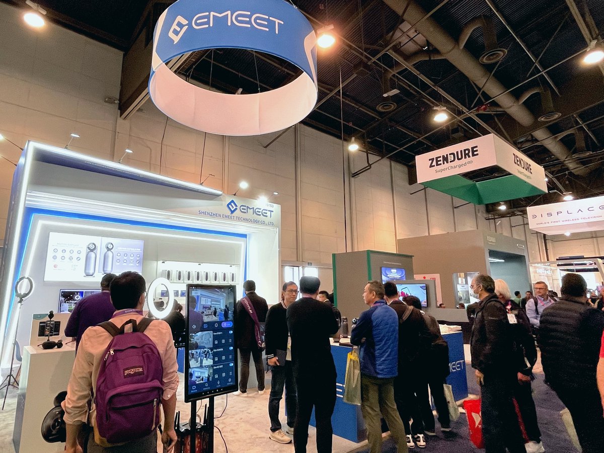 👀Have you seen the new remote collaboration solution brought by EMEET at CES 2023?
Welcome to our booth to learn more productivity tools!
Learn more: emeet.com/pages/ces

#emeet #CES2023 #CES #workspace #tech #technews #lasvegas #meeting #CESEvents #remotework #Solution