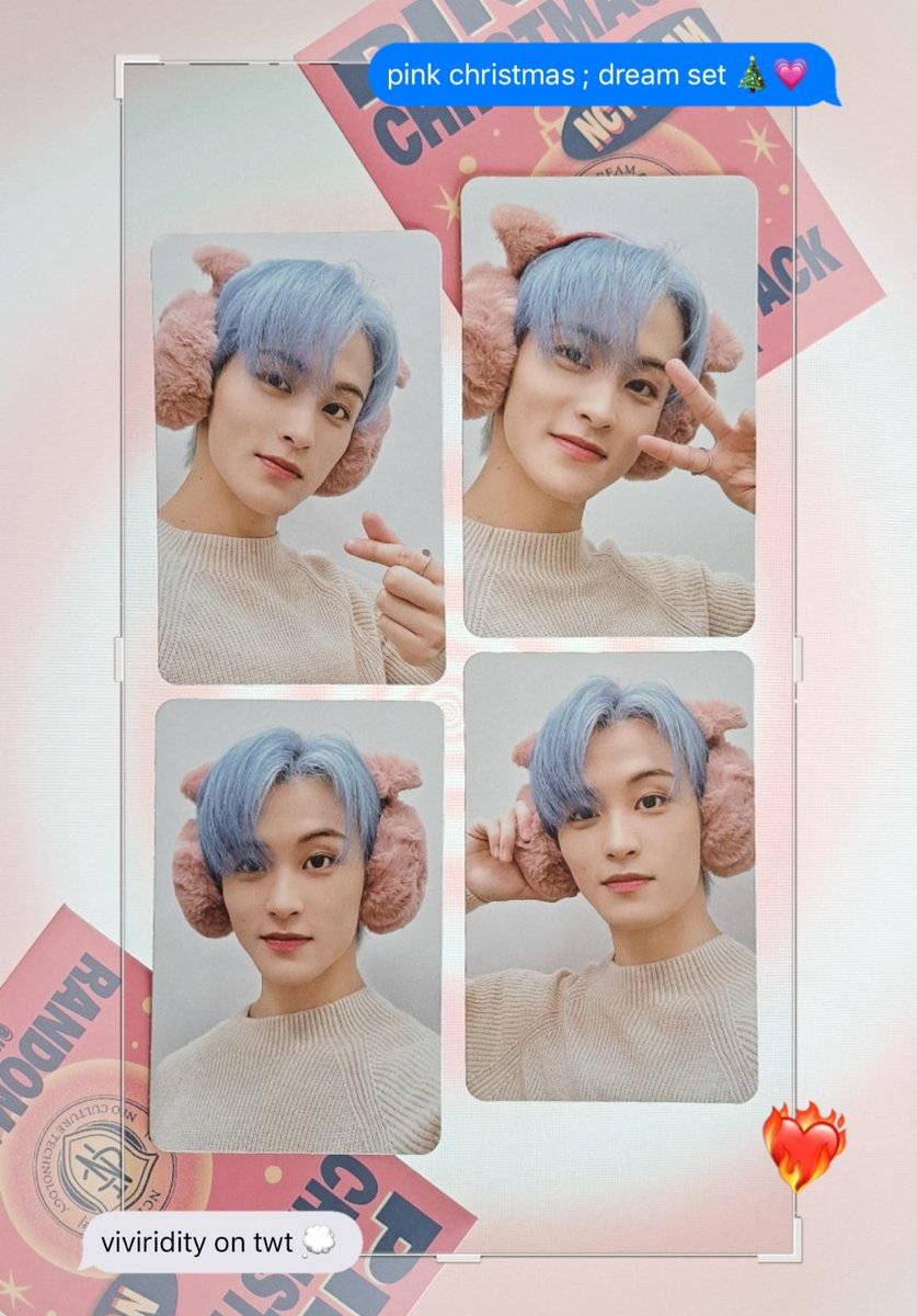 mhtrolley's tweet photo. #ninimails π pink christmas with mark (the complete set are here!) π https://t.co/bBqUriJ7De