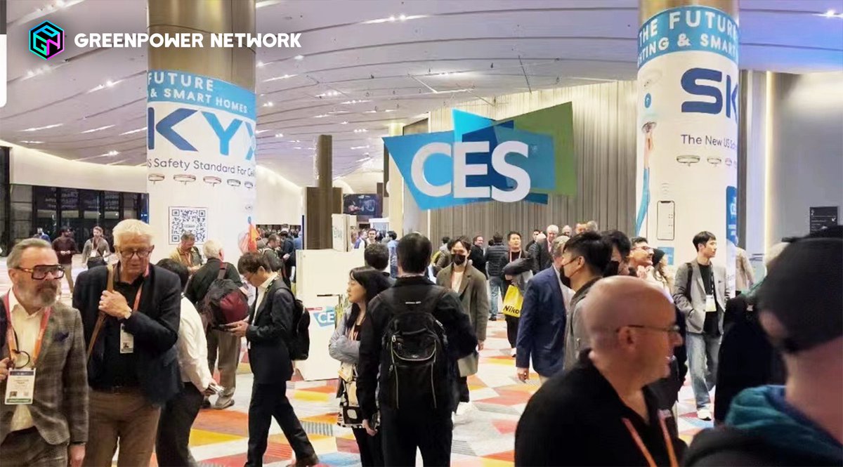 GreenPower_N's tweet photo. 🥳 #GreenPowerNetwork is at CES @CES .

👉We are communicating with the world's leading energy companies and developers about cooperation matters.
👏Welcome to meet with us! #CES2023 #energy https://t.co/zO6SJftulX