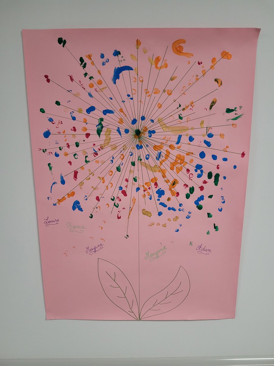OJBoyau's tweet photo. L'art s'invite en réanimation pour égayer la vie des soignants, des patients et des familles. Nos petits des crèches de l'hôpital habillent nos murs où ils côtoieront à terme les œuvres de leurs aînés venant de l'artothèque. Enjoy ! https://t.co/6Qh8JuexjA