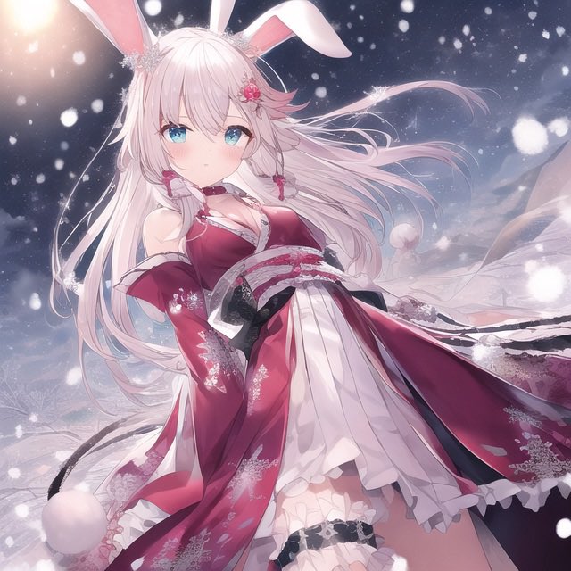 まだうさぎ娘相当あります🐰
#AIイラスト 
#AIart 