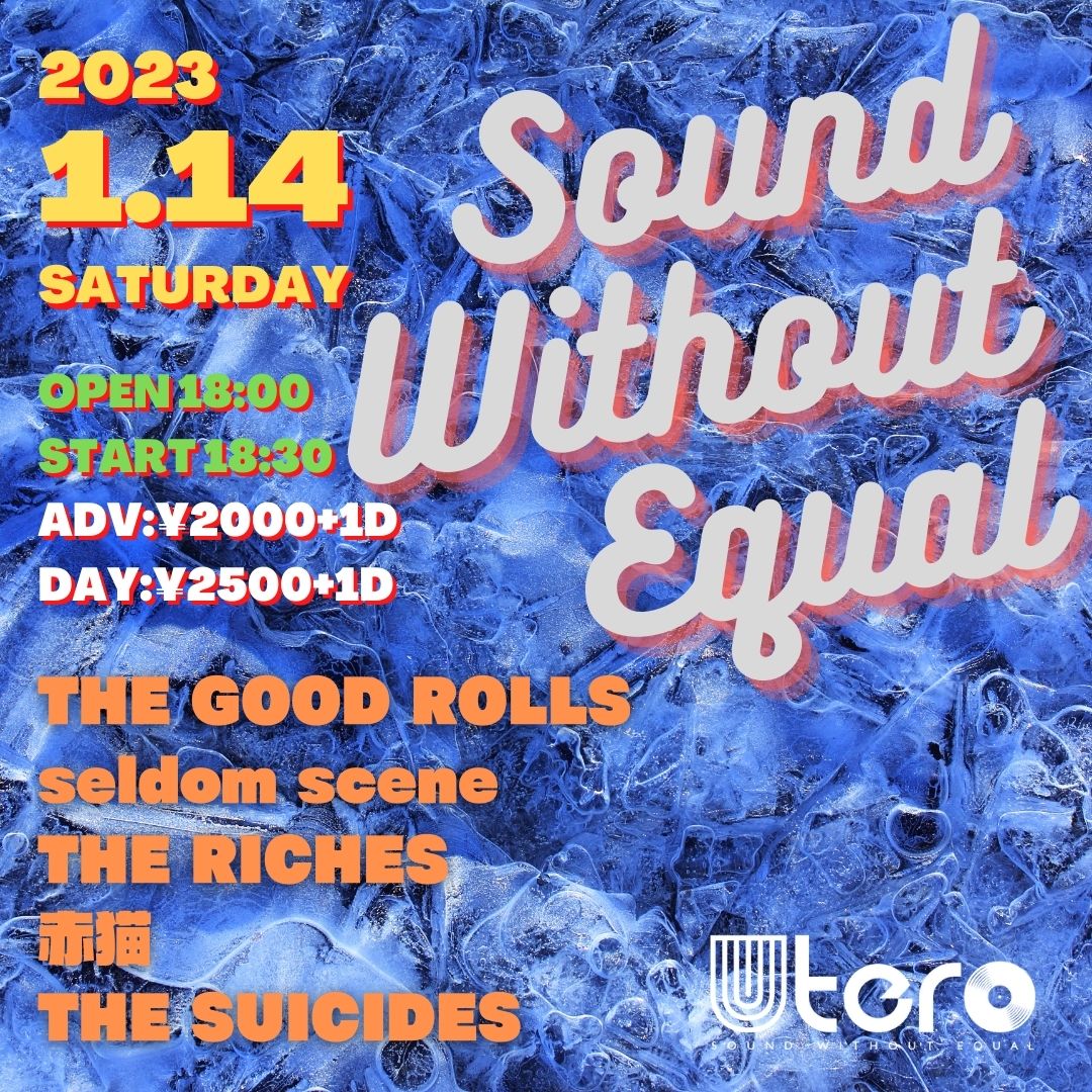 THE_GOOD_ROLLS's tweet photo. 来週は今年初ライヴ♪
ユーテロでお待ちしてます!
■1/14(土) Sound Without Equal
@FUKUOKA_UTERO
OP/18:00 ST/18:30
前売¥2000/当日¥2500(+1drink order)
【CAST】
#THEGOODROLLS
#seldomscene
#THERICHES
#赤猫
#THESUICIDES https://t.co/nlQmOdnIUV