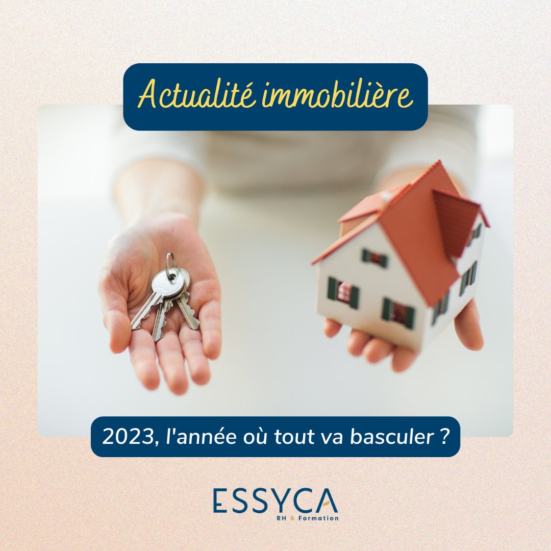 Si les prix vont raisonnablement fléchir, le volume des ventes inquiète sous l’effet combiné de l’augmentation des taux d’intérêts, des contraintes liées au taux d’usure, de l’inflation … 
Tous ces paramètres sont déterminants pour le monde de l’immobilier en 2023.

#immobilier
