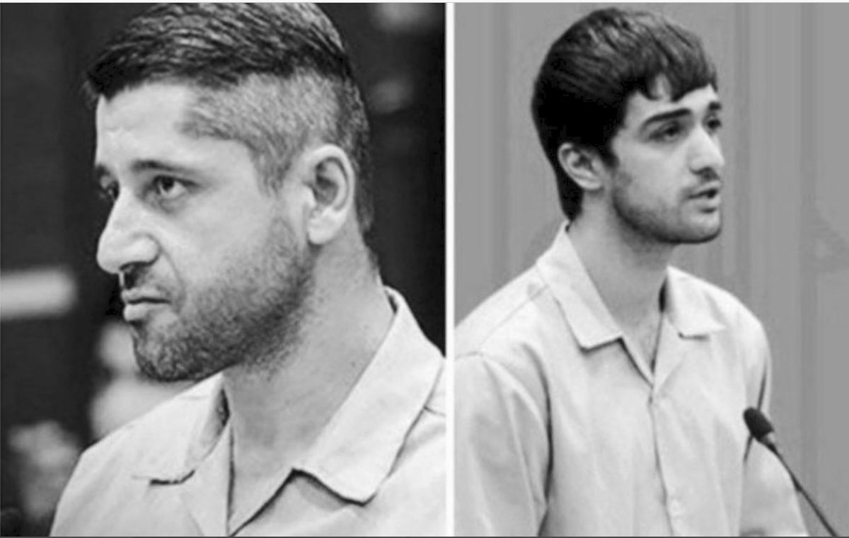 Heute Nacht wurden wieder zwei junge Männer hingerichtet: #MohammadHosseini &amp; #MohammadMehdiKarami. 🇩🇪&amp;🇪🇺 müssen endlich damit beginnen, entschlossen zu handeln, um die 19k weiteren Gefangenen zu schützen. Die BuReg muss dem Regime klar machen, dass es rote Linien überschreitet!