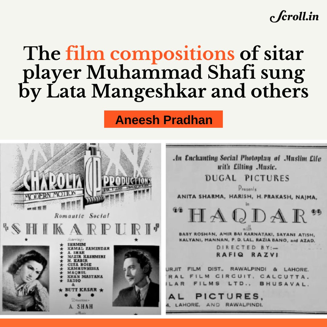 scroll_in's tweet photo. The brother–in-law of Vilayat Khan worked as an instrumentalist and music director for more than three decades.

Read more: https://t.co/DTOor0J3kj

By Aneesh Pradhan 

#latamangeshkar #music #sonic #filmcomposition https://t.co/UVDLiA4tga