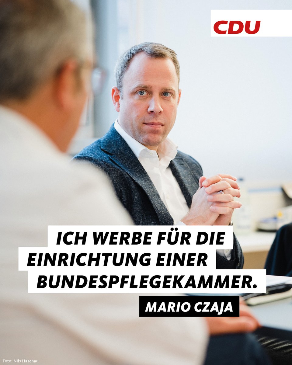 Ich werbe für die Einrichtung einer Bundespflegekammer, wie es sie auch für alle anderen Heilberufe wie Ärzte, Zahnärzte, Apotheker oder Psychotherapeuten gibt. So kann die Pflege sich selbst organisieren &amp; wird zu einem eigenverantwortlichen Gesprächs- &amp; Verhandlungspartner. /tc