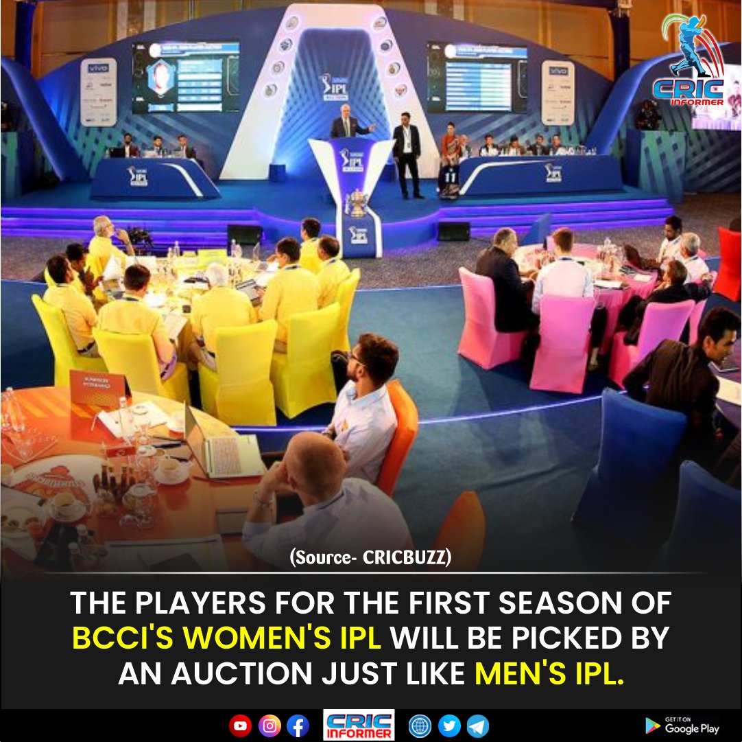 The players for the first season of Women's IPL will be picked by an auction just like Men's IPL auction.

#cricket #cricketnews #news #NewsUpdate #IPL #WomensIPL #IPLnews #iplauction2023 #IPL2023 #sports #SportsNews