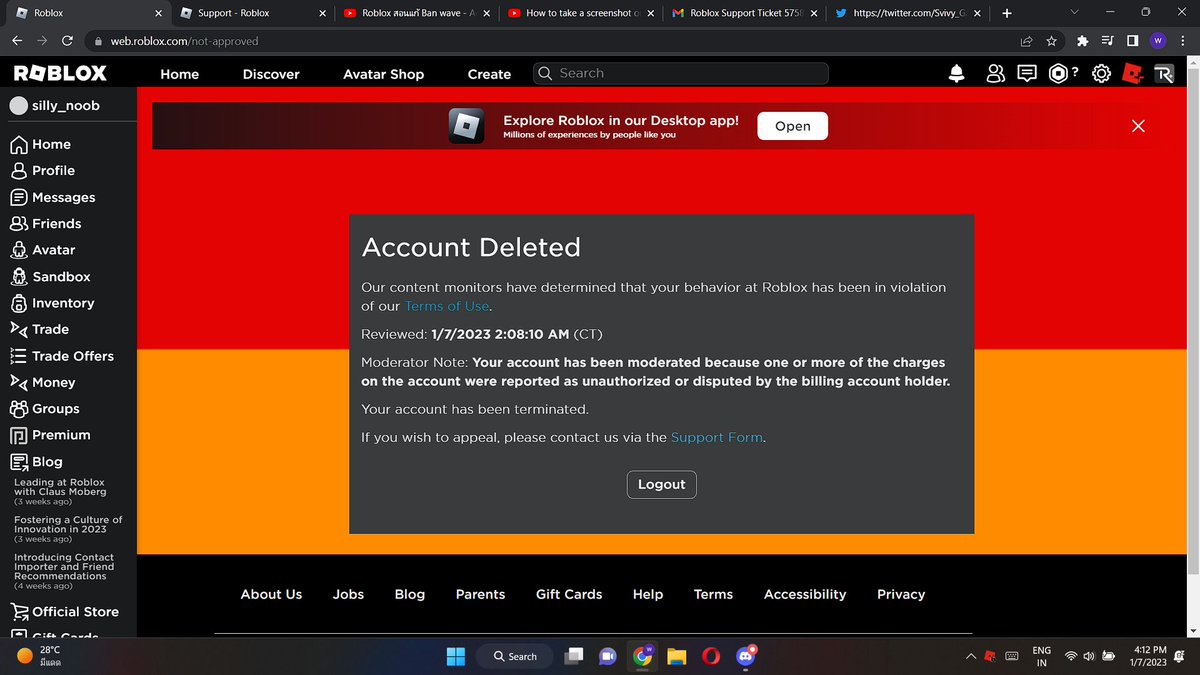 Svivy_Gamer's tweet image. Guys... #ROBLOXmoderator