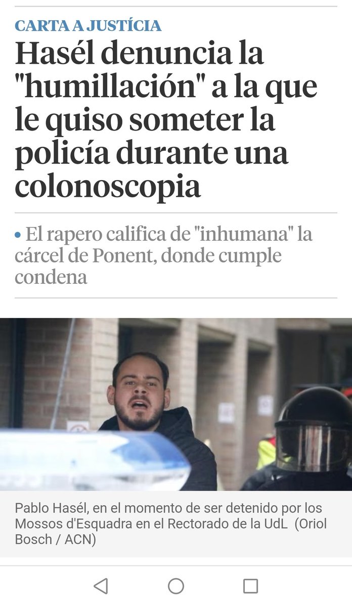 FonsiLoaiza's tweet photo. El rapero Pablo Hasel cumple 2 años de cárcel por cantar contra la Casa Real. Ha denunciado todo tipo de vejaciones y malos tratos en prisión. Mientras, Bárcenas sale de la cárcel y disfruta de semilibertad por trabajar como contable del grupo Taburete de su hijo Willy Bárcenas. https://t.co/InqeGmyceM