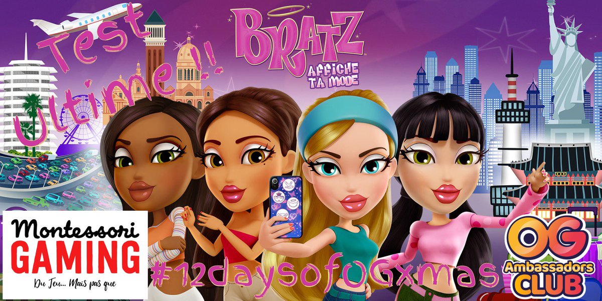 Montessori_Game's tweet photo. 12ème et dernier jour des #12daysofOGxmas😢 Aujourd'hui, C’est le Test complet du jeux #Bratz qui marquait le début de l’opportunité #OutrightGamesAmbassador pour moi. Le let’s play intégral était déjà présent sur la chaîne, mais pas de Test. C’est fait👇🏻

https://t.co/YrN5Kz43iR https://t.co/wdMroXrsOj
