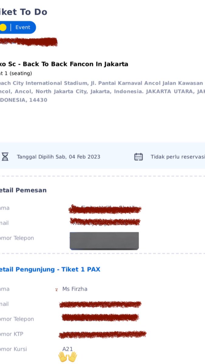 Firzhalifya's tweet photo. Finally~ bisa ketemu EXO SC bulan depan!! Mana dapet seating number ya paling depan 🥰❤️ soo happyyy ✨✨#EXO_SC #EXOSCinJakarta https://t.co/lgaAF4ntbJ