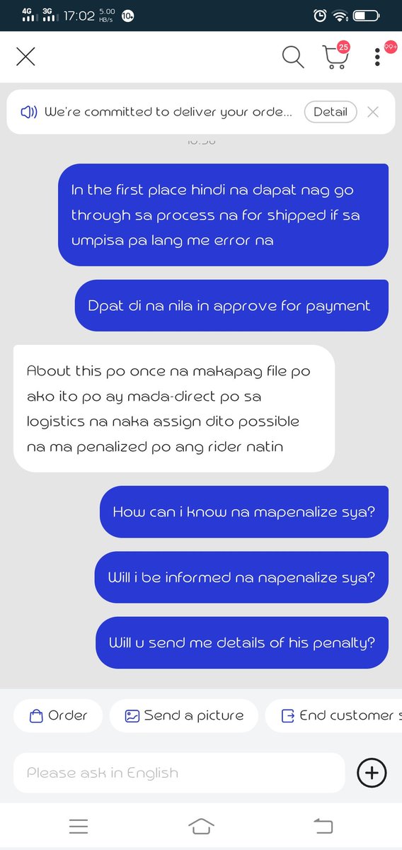 jadinejes's tweet photo. @LazadaPH @asklazadaph ganito ba talaga ang services niyo? nakaka frustrate 😤😤😤 https://t.co/FNbJVtoaD6