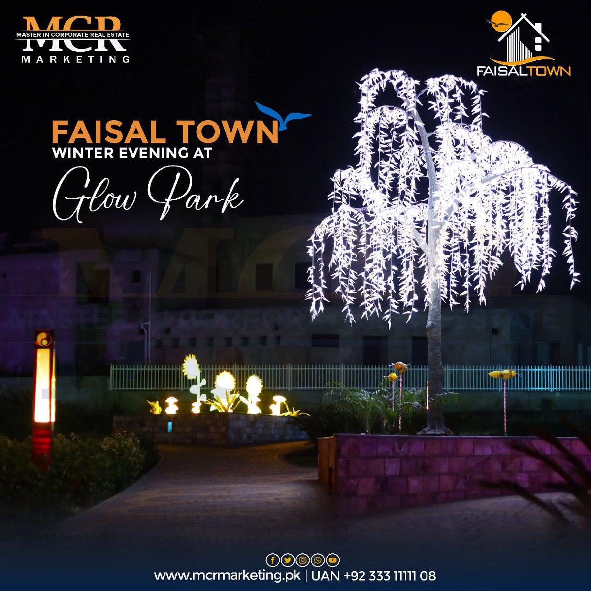 Spend peacefull winter evenings with your family and friends at the Faisal Town Glow Park. Our top goal is creating a space where safe community living is possible. 
𝗖𝗮𝗹𝗹 𝗡𝗼𝘄:
+92 333 1111108
#faisaltownphase2 #realestateinvesting #faisaltown #mcr #mcrmarketing #islamabad