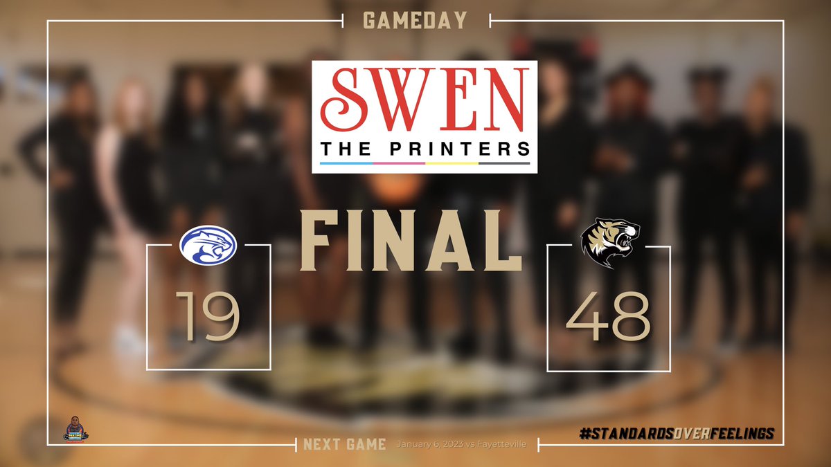 ComerWBB's tweet photo. Final Score: Coosa 19 - B.B. Comer 48 🐅🏀 https://t.co/qMP3xOTwU8