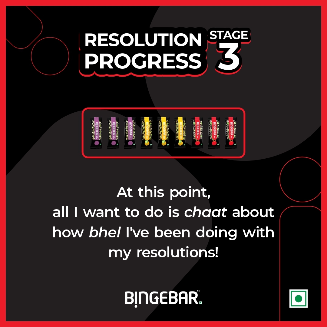bingebar_'s tweet photo. Every completed resolution deserves a BINGEBAR!
.
.
.
#Bingebar #EkAur #Bhel https://t.co/H4opSwqQ4p