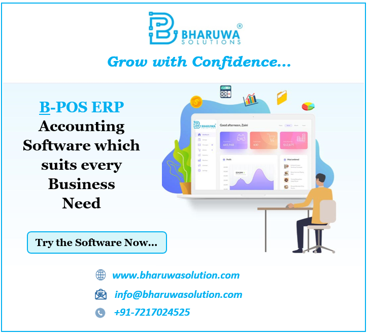 BharuwaS's tweet photo. B-POS ERP is a unique ready to use software which suits every business need. You can use B-POS ERP instead of using multiple software for different functions or trying to create a customized software.
To Book Demo  7217024525
#BharuwaSolutions #BPOSERP #CloudBaseSoftware https://t.co/E5wNVynbAF