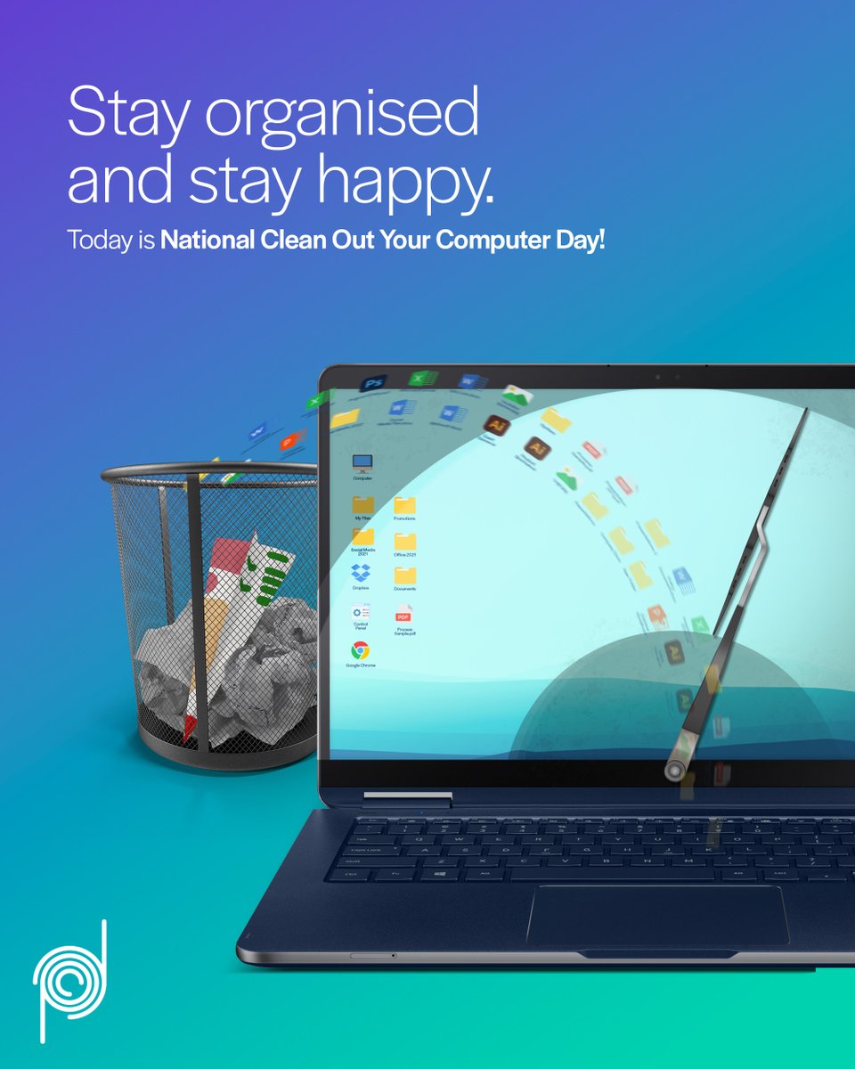 Swivel_Group's tweet image. Start celebrating National Clean Up Your Computer Month today! It’s a great way to begin the new year off on the right foot, and tackle that “get organized” resolution.

Happy National Clean Out Your Computer Day!

#NationalCleanOutYourComputerDay #SwivelGroup #SwivelTech