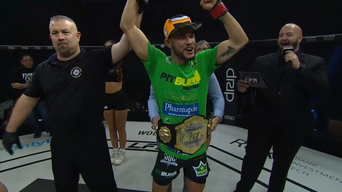 mmathrwdwnrprt's tweet image. Felipe Bunes the New LFA Flyweight Champion!!! #LFA149 #felipebunes @LFAfighting @UFCFightPass