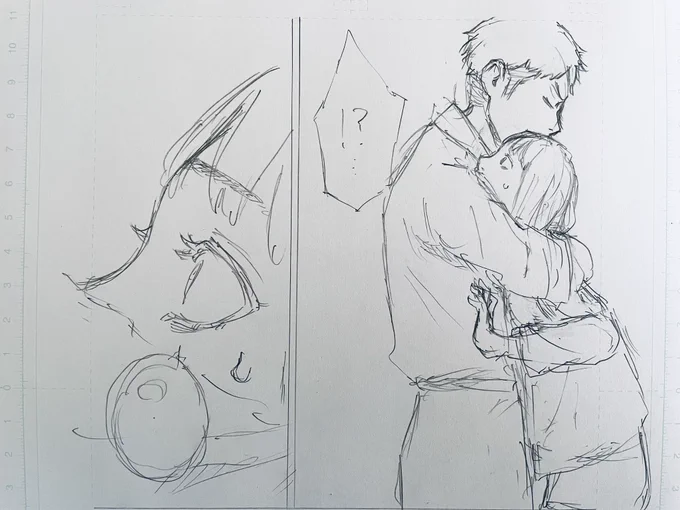 下描き 