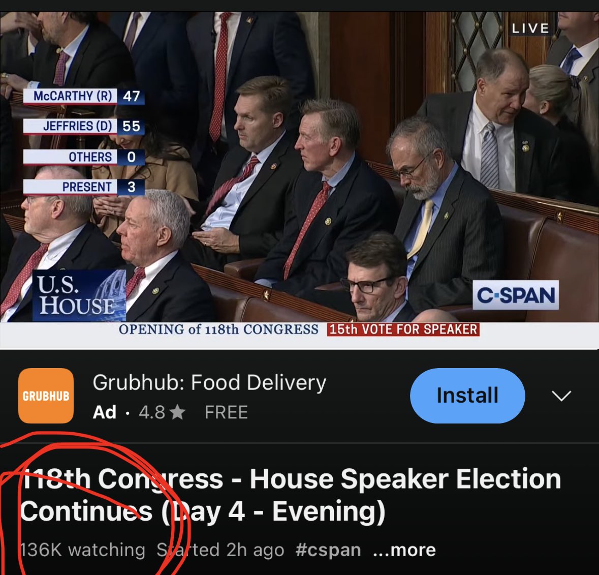 It is a Friday night at 11pm and over 130,000 people are watching cspan