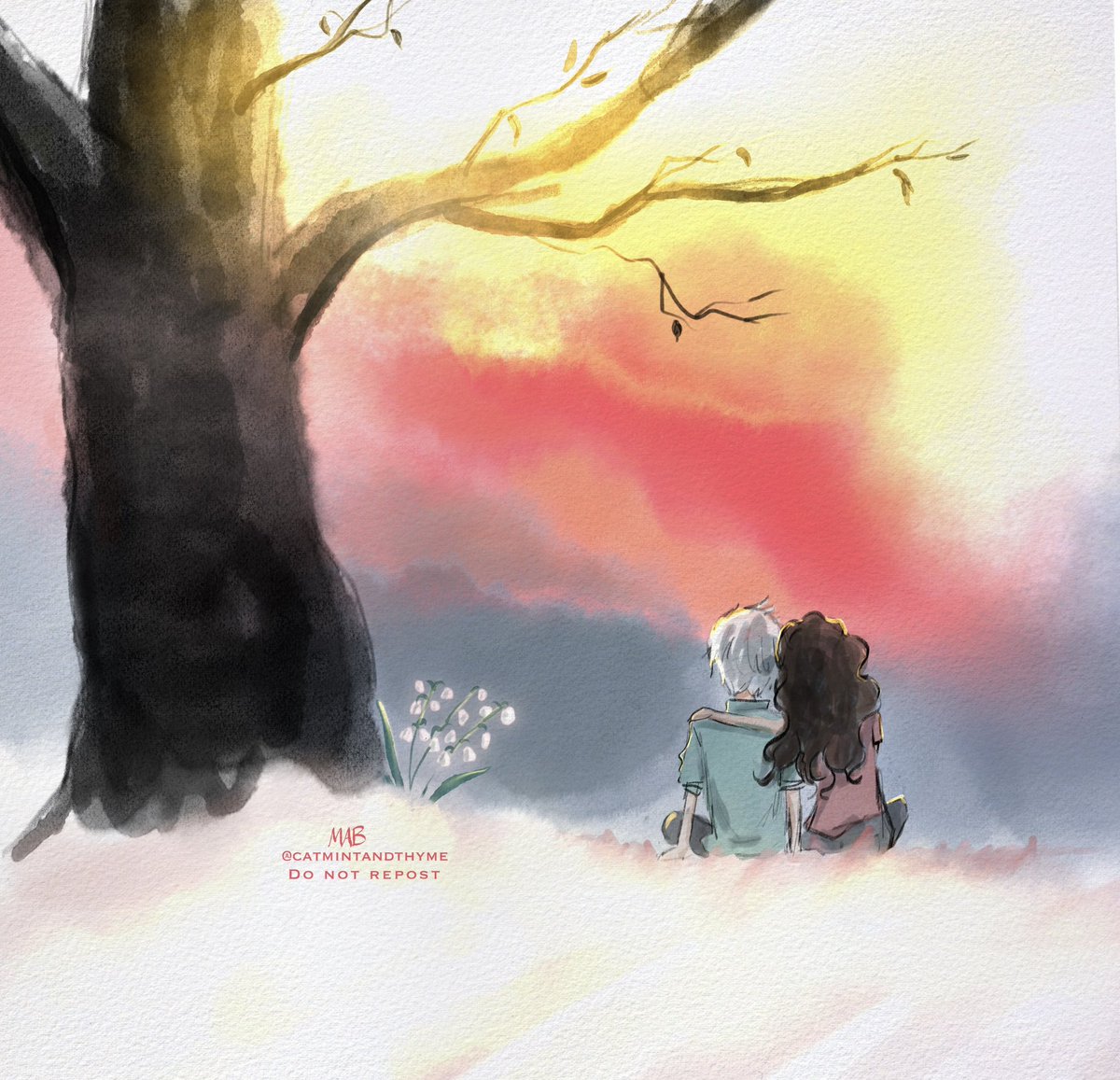 catmintandthyme's tweet photo. Dear diary bbs watching the sunset together🥹
#dhrdeardiary https://t.co/DHujxZ9PRr