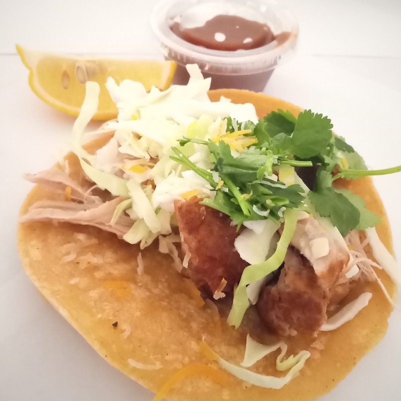Chomperapp's tweet photo. Rob's Bayside BBQ Madera California

BBQ Chicken Taco - $3.00