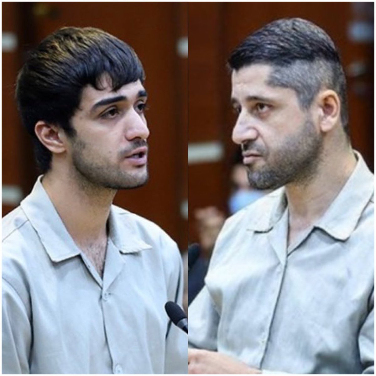 AlinejadMasih's tweet photo. اعدام شدند.
جمهوری اسلامی قاتل
#محمدمهدی_کرمی و #سیدمحمد_حسینی را به دار آویخت.

در سرزمین به گروگان گرفته‌ی ما ایران، عزیزان‌مان به جرم فریاد آزادی‌خواهی به جرم اعتراض به فقر و فساد و جنایت اعدام می‌شوند. 

قسم به خون بیگناهتان، قاتلانتان تاوان خواهند داد.

#مهسا_امینی https://t.co/rPv3wKq3iJ