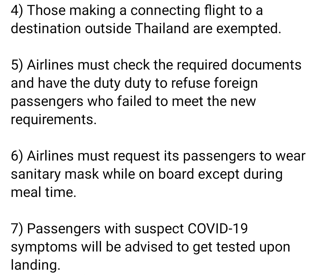KhaosodEnglish's tweet image. Foreign Travellers to Thailand Pls Read!
The Civil Aviation Authority has issued a #COVID19-related order on Fri detailing new regulation for all foreign travellers flying into #Thailand from tomorrow (Jan 8) to Jan 31 in anticipation of Chinese tourists. #tourism #China