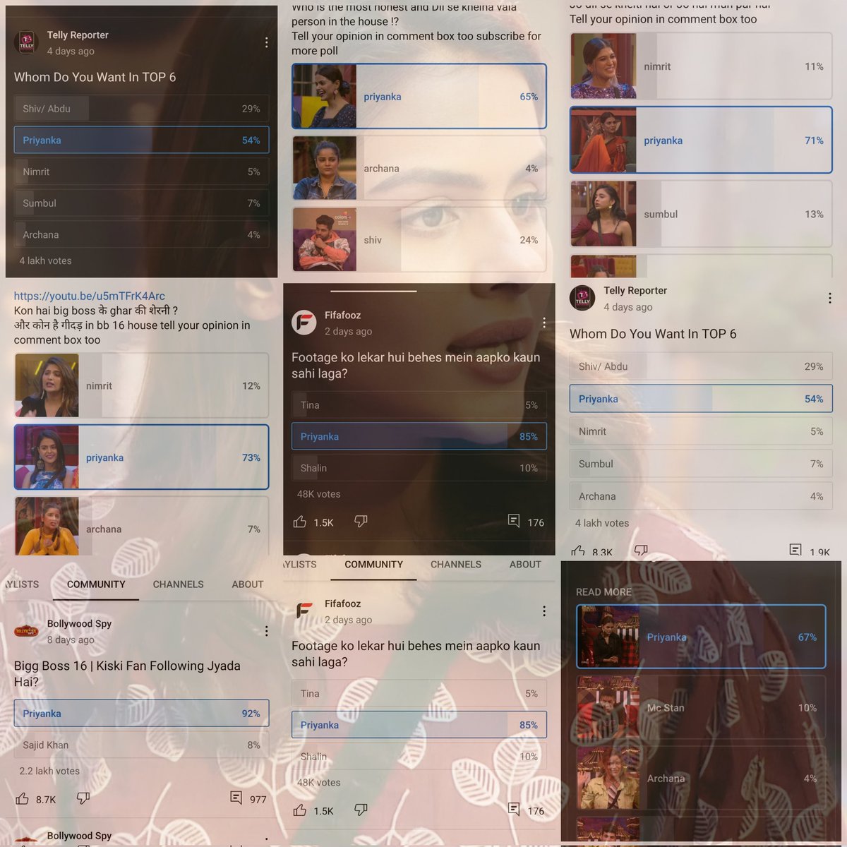 heyYou1__'s tweet photo. The kinda love &amp; support She’s getting from neutrals is amazing < 3

She's Ruling YouTube Polls !! 

Proud of you Queen @PriyankaChaharO

JANTA KI JAAN PRIYANKA https://t.co/YrKFWk0T4z
