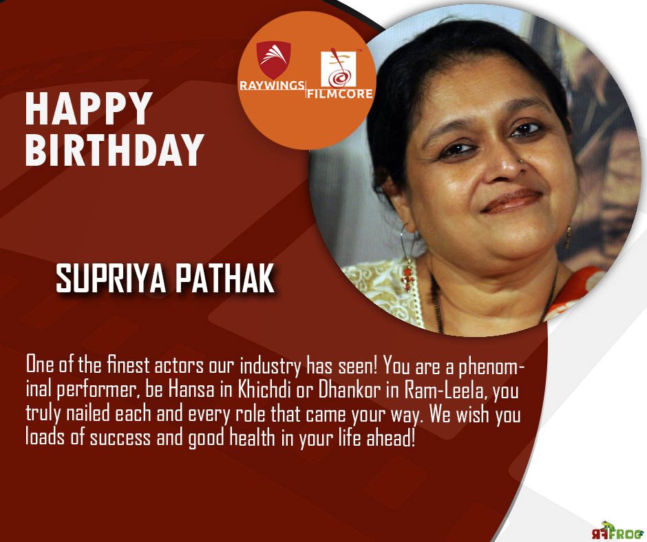 RFilmcore's tweet photo. Happiest Birthday to #SupriyaPathak
#raywingsfilmcore #HappyBirthday #Indiancinema #indiannationalcinema #artistsofbollywood #bollywoodactors #actorsofbollywood #bestofbollywood #bollywoodactor  #bollywoodmovies #bollywoodlife #bollywoodstyle #Birthday #bestewishes https://t.co/NcNBRJvKqF
