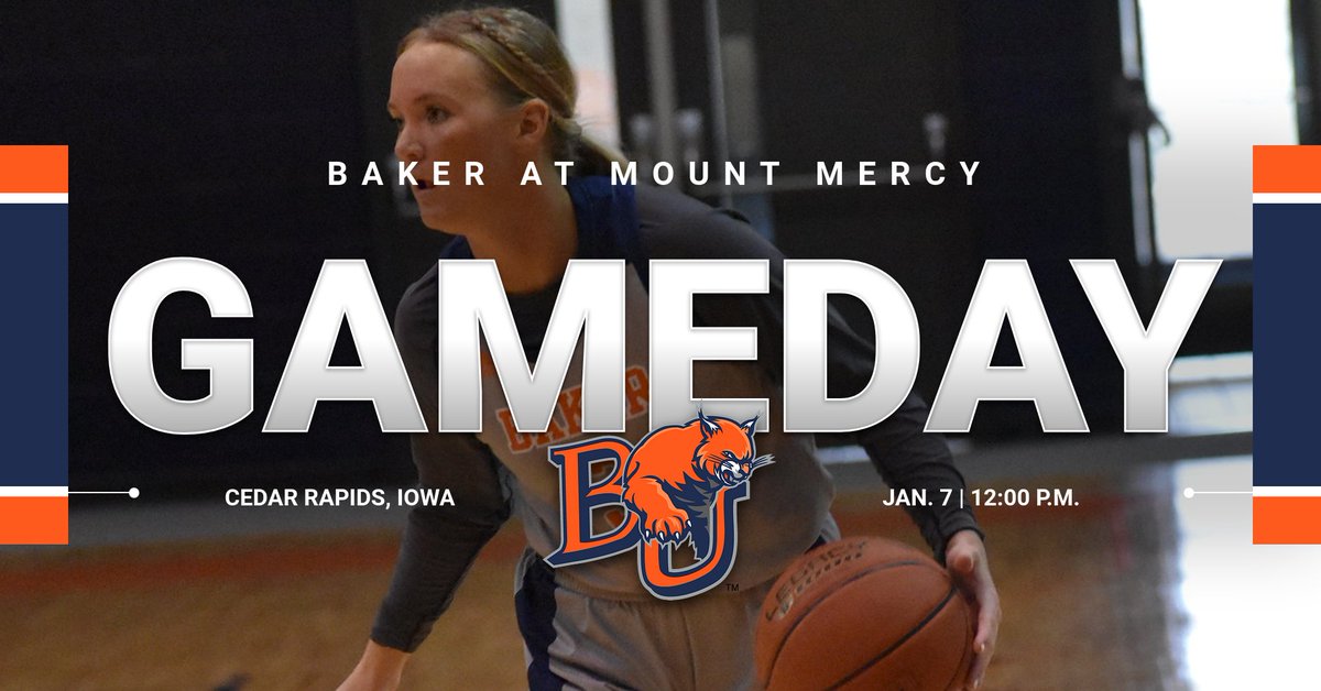 BakerAthletics's tweet image. WBB: Baker women’s basketball continues its mid-season road swing at Mount Mercy today with tipoff from Cedar Rapids, Iowa at Noon! You can follow the action at the links below!

Watch: bit.ly/3jX1kGK
Live Stats: bit.ly/3GKaJdE