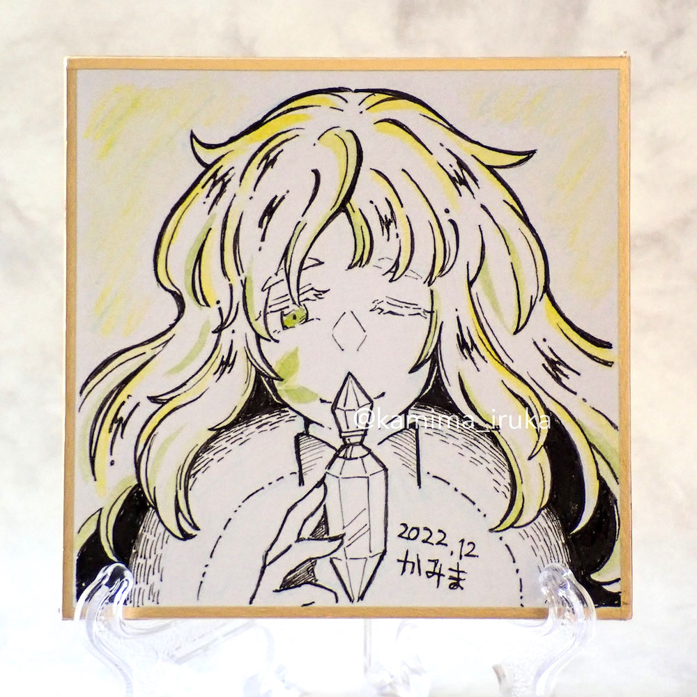 「アザミの森」手描き豆色紙(2022年12月Ver) | クロタネソウ。BASE https://t.co/sSaQnST8bW #OPVR_EX
14時からカート追加可能になりました!

ミニ色紙よりも更に小さい、てのひらサイズの色紙です。
小さなアザ森キャラをどうぞお手に取ってみてくださいね!
※おひとり様2枚までご購入が可能です 