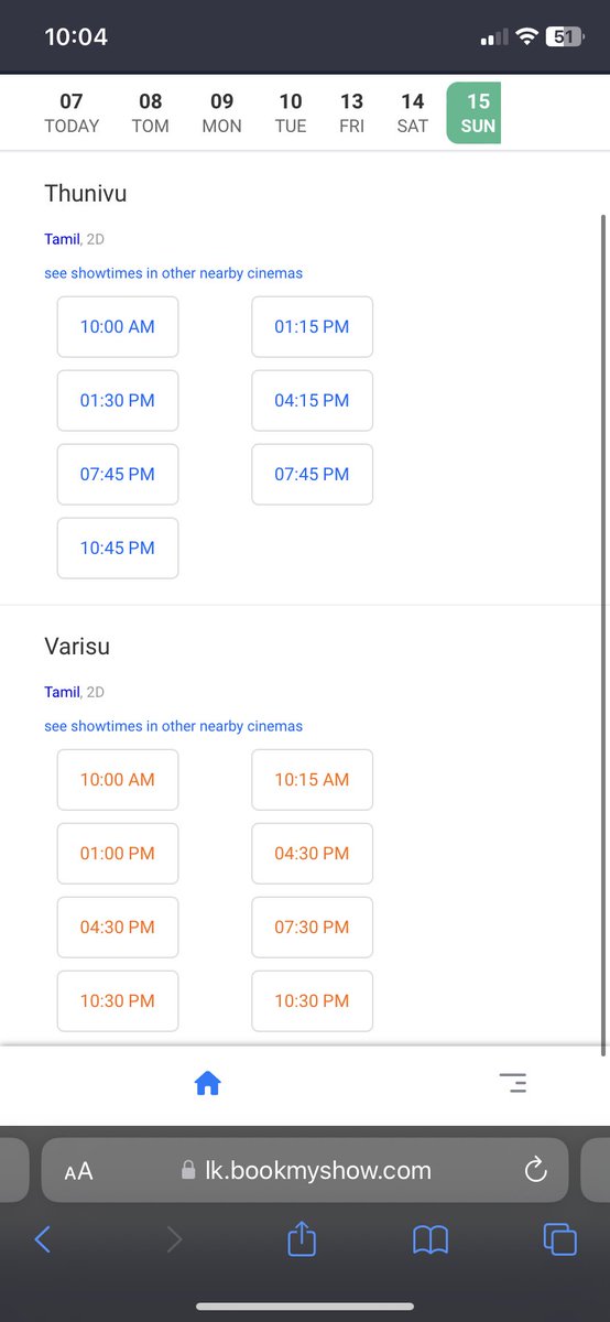 TennyThomas4's tweet photo. Varisu Vs Thunivu Booking Status in Srilanka Jaffna theaters. varisu on fire 🔥 🔥 

#Varisu #VarisuFromJan11 #VarisuPongal #jaffnavarissu #Varisubookinginsrilanka https://t.co/AEdCY9Ynq8