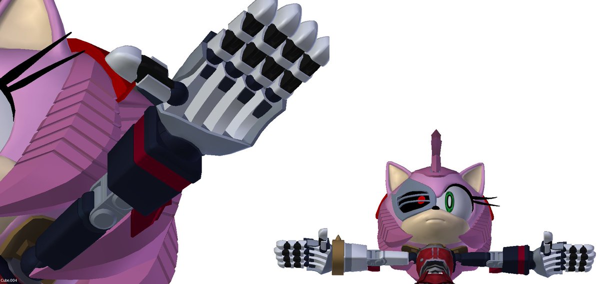 Rusty Rose HD model update, arms are finish, will be working on legs next Rusty Rose HD model update, arms are finish, will be working on legs next
