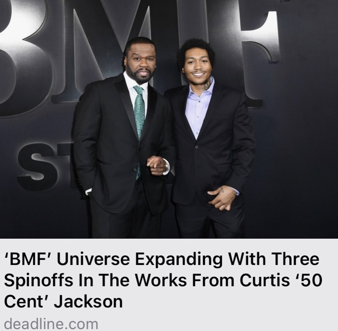 50cent's tweet photo. The BMF Immortal’s 1, 2, and 3 are coming ! 💣BOOM💨now i’m gonna Top the POWER UNIVERSE. you know the vibes • https://t.co/jnbpt4Vpb3 https://t.co/AyZ1I0W3tQ