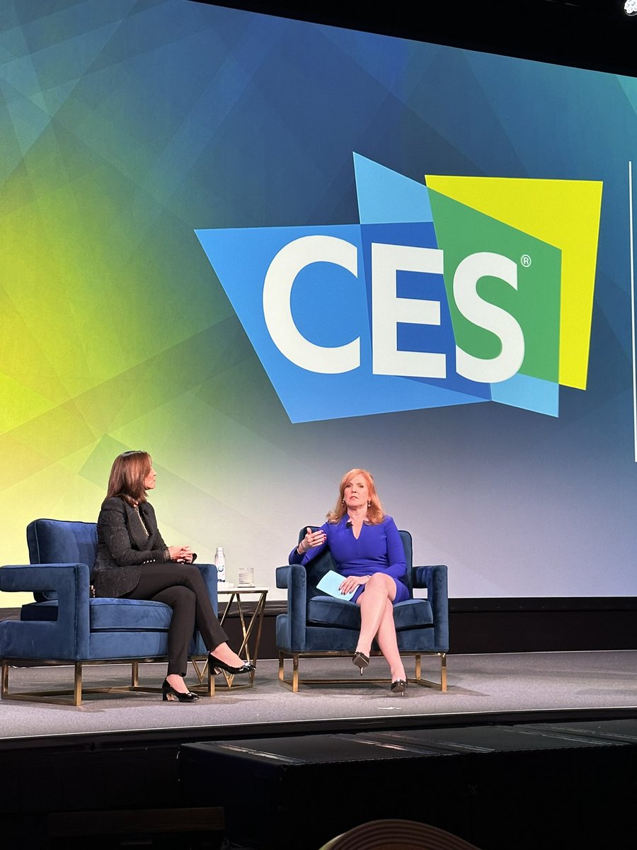 Women are leading the funding landscape. @TiffanyMMoore announced investments in @KaporCapital @zaneventurefund @rethinkimpact & @adenatfriedman is taking the @NasdaqExchange to the next level! W/@LizClaman #ces #CES2023 @CES  @CTATech @HelloAlice #womenlead #Entrepreneurship
