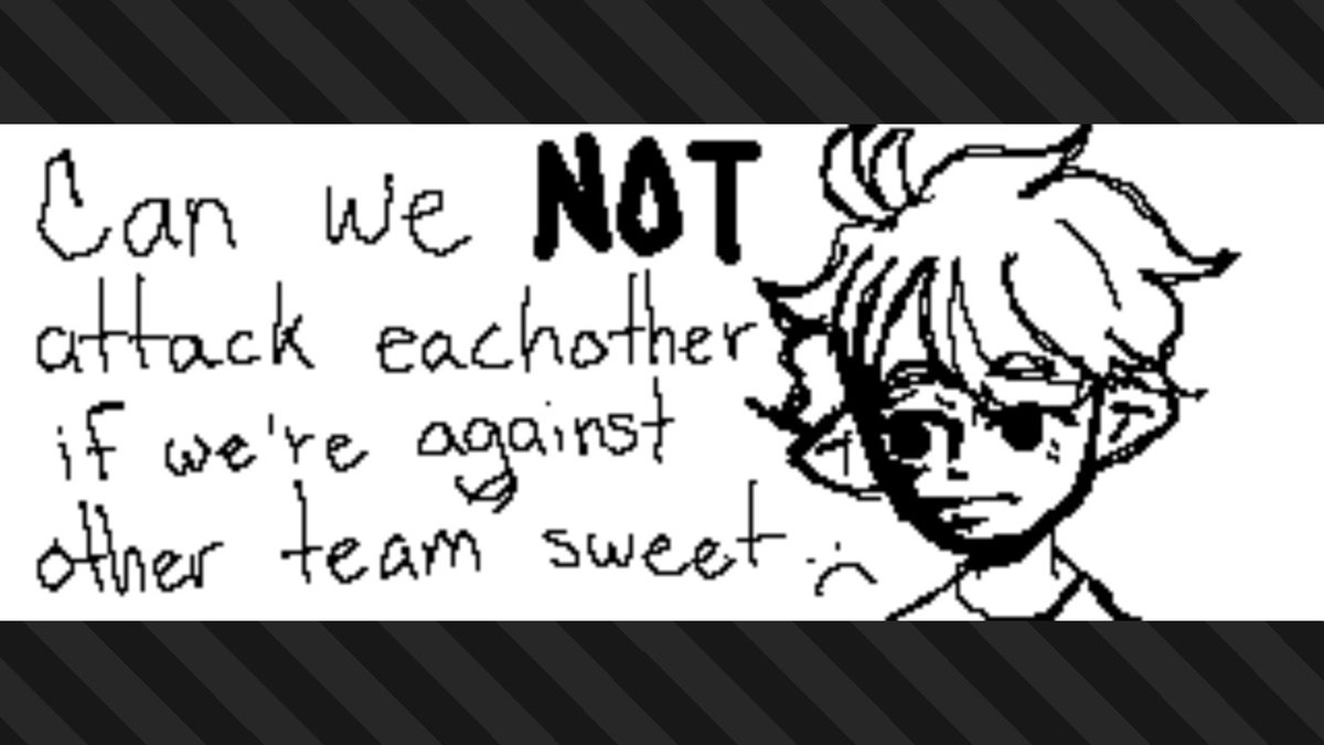 thatg00se's tweet photo. please were in the same team cant we just chill :(

#splatoon3 #splatfest https://t.co/79UWZr0fkE