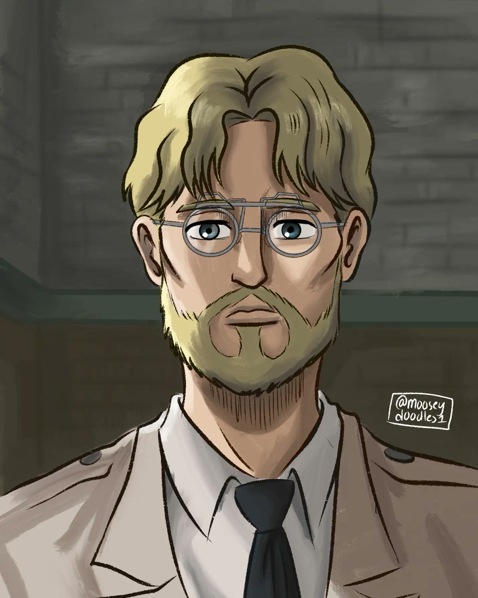 Mooseydoodles1's tweet photo. I really think Mappa and wit didn't do Zeke justice and made him look so much older. Manga Zeke is pretty af so I based my drawing off the manga version 🥺 #zekeyeager #attackontitanfanart https://t.co/9vUSb2GmP6