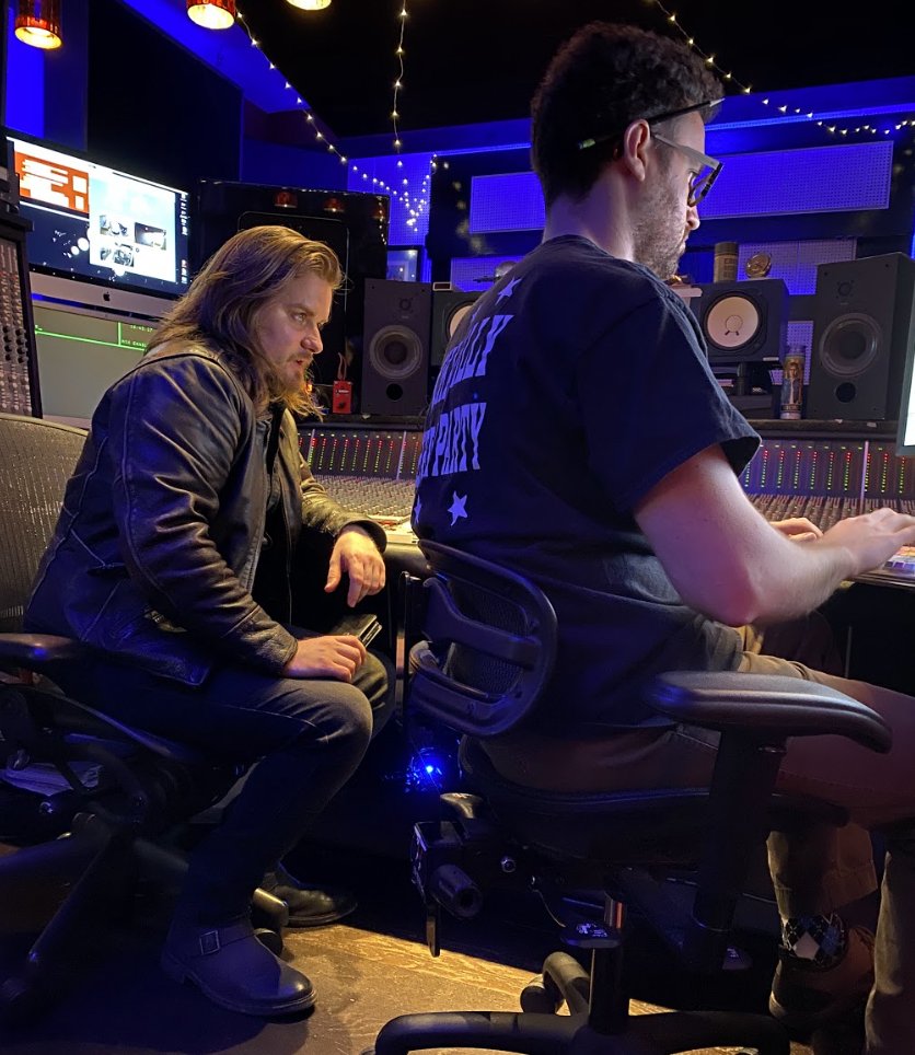 WhatIsLoreMusic's tweet photo. There's so much magic that goes on behind the scenes in making a record.  Hopefully you hear the magic in the songs while we keep our late night secrets 😉🪄🤫

Listen to LORE here: https://t.co/DkNcX29AKZ 

#Lore #WhatIsLore
#NowStreaming
#NewMusic #Secrets https://t.co/zHslC8qy3h