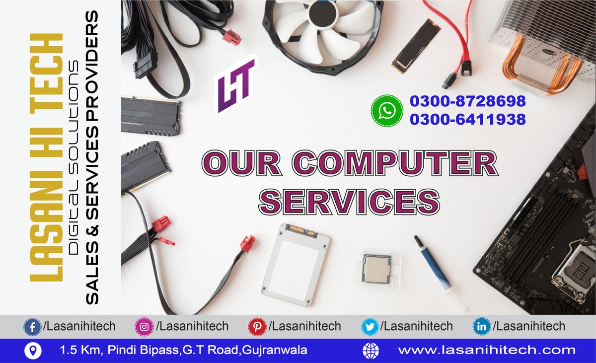 LasaniHiTechGrw's tweet photo. Contact us: 0300-8728698,
for more details visit our website https://t.co/ua0q0s3YPX
And visit our YouTube channel : https://t.co/OX8gCVEJx3 https://t.co/NRz0s5bHQM