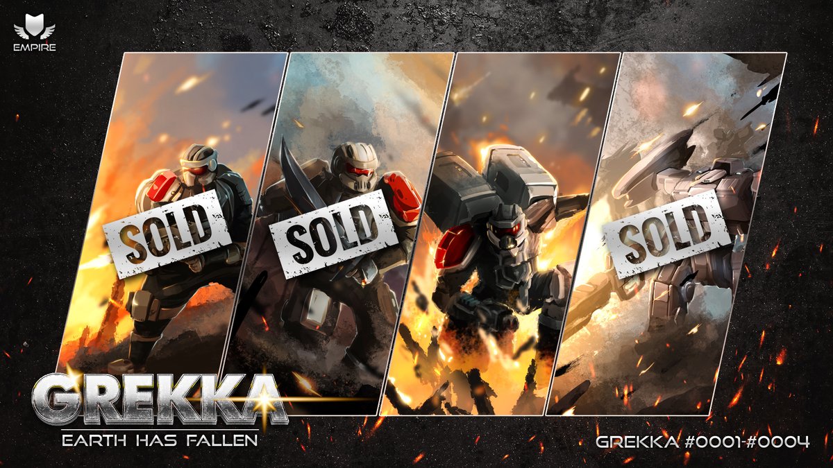 Grekkaboardgame's tweet photo. GREKKA #0002 ‼️SOLD‼️
🙏🏻Thank you for your support🙏🏻
@TSuwanarata https://t.co/7lA8mDLyHY