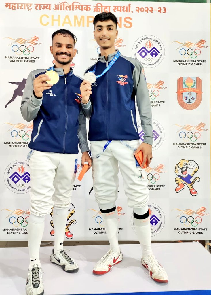 ChhatrapatiSai's tweet image. #Medalalert 🚨Our #Fencers in- Maharashtra mini Olympics tournament 2022-23🤺🤺

1) Girish Jakate Epee 🥇
2) Shaker Foil 🥇
3) Vaidehi Lohiya Foil 🥇
4) Dnyaneshwari Shinde Epee 🥇
5) Tejas Patil Foil 🥈
6) Ankita Salokhe Foil 🥉
🥳
@IndiaSports
@Media_SAI
@PIBMumbai
@MahaOlympic